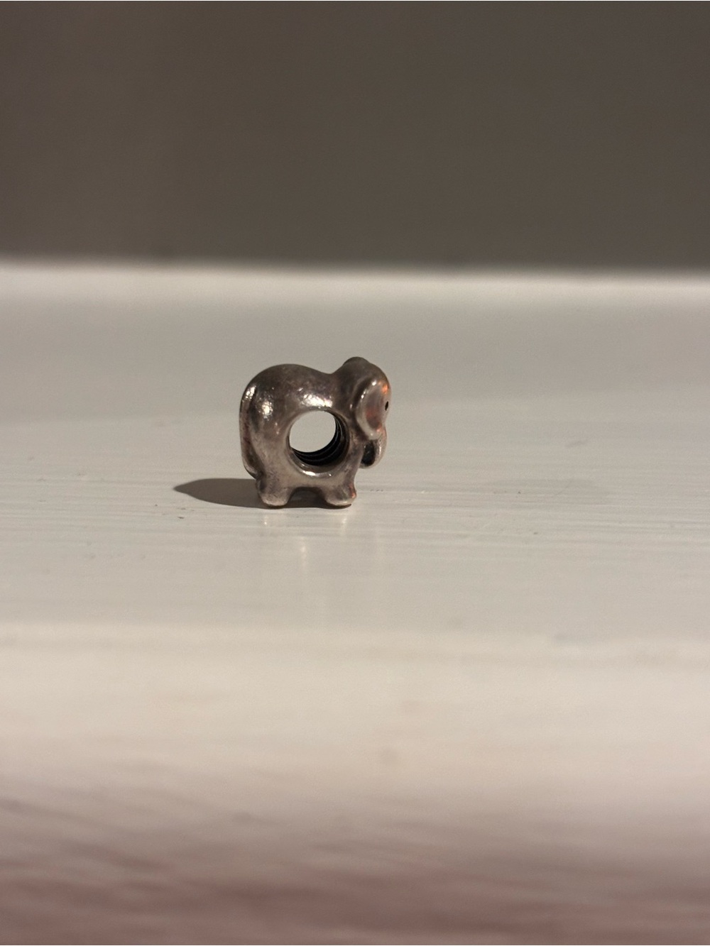 Tiny Silver Elephant Pandora Charm - Picture 2 of 6